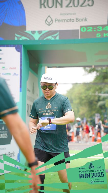 Race photo from Mangkunegaran Run 2025