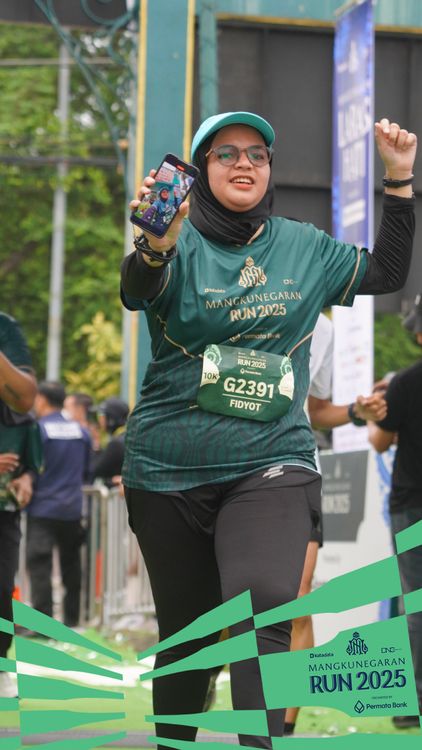Race photo from Mangkunegaran Run 2025