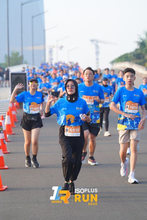Race photo from ISOPLUS RUN 2025 - JAKARTA
