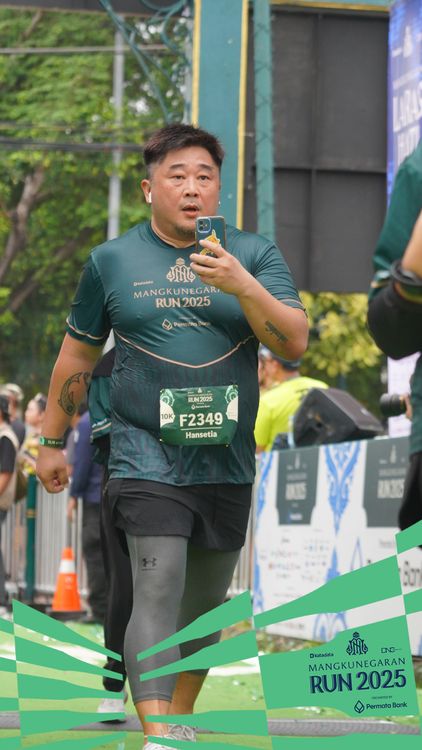 Race photo from Mangkunegaran Run 2025