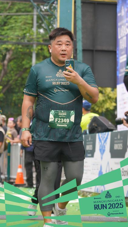 Race photo from Mangkunegaran Run 2025