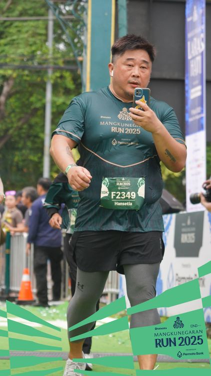 Race photo from Mangkunegaran Run 2025