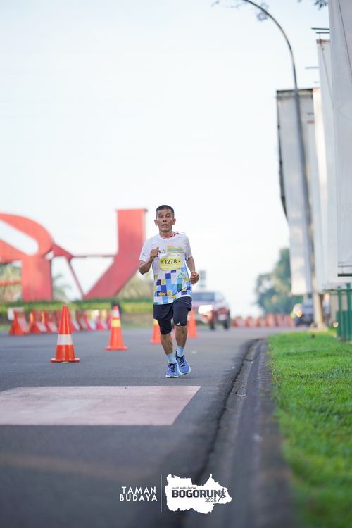 Race photo from Taman Budaya x BOGORUN 2025