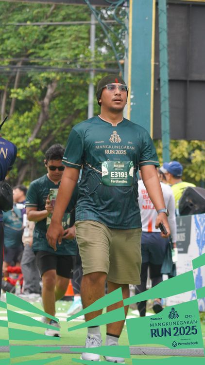 Race photo from Mangkunegaran Run 2025