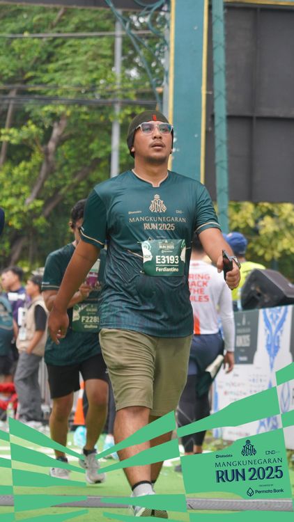 Race photo from Mangkunegaran Run 2025