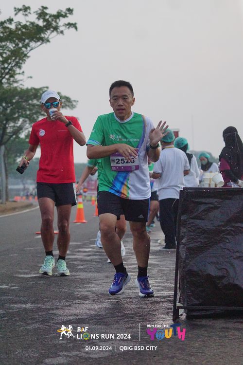 Race photo from BAF LIONS RUN 2024