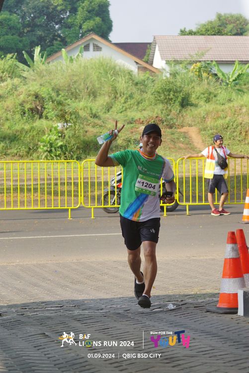 Race photo from BAF LIONS RUN 2024
