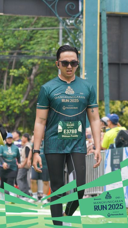 Race photo from Mangkunegaran Run 2025