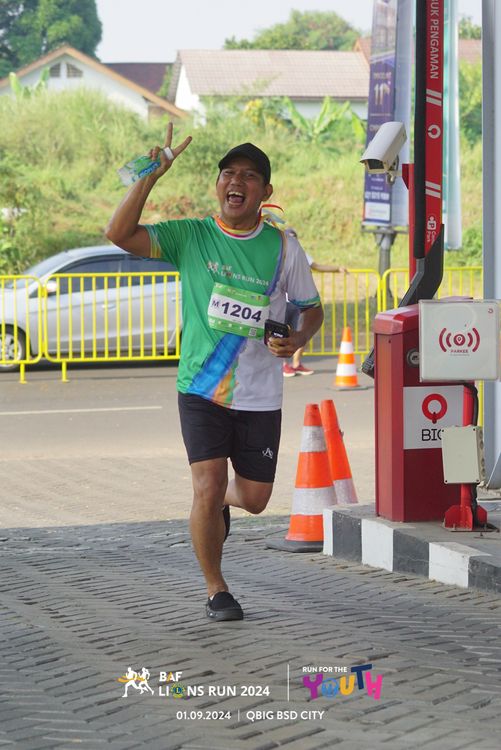 Race photo from BAF LIONS RUN 2024