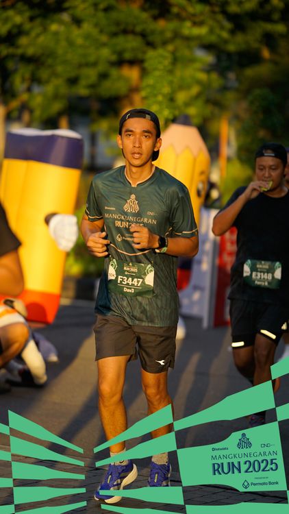Race photo from Mangkunegaran Run 2025