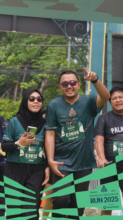 Race photo from Mangkunegaran Run 2025
