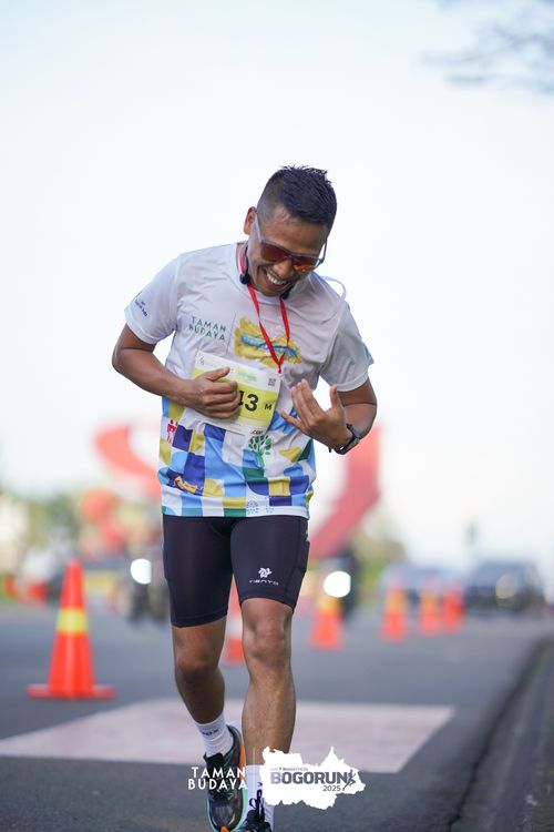 Race photo from Taman Budaya x BOGORUN 2025