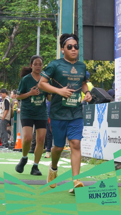 Race photo from Mangkunegaran Run 2025