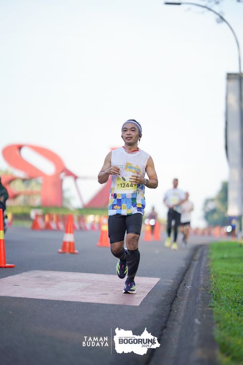 Race photo from Taman Budaya x BOGORUN 2025