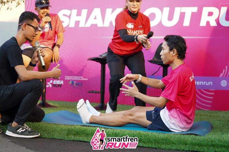 Race photo from Shakeout Run - Smartfren Run