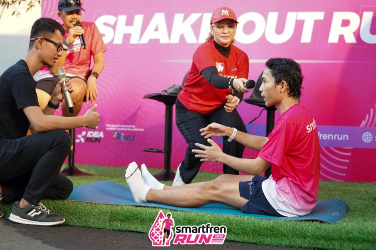 Race photo from Shakeout Run - Smartfren Run