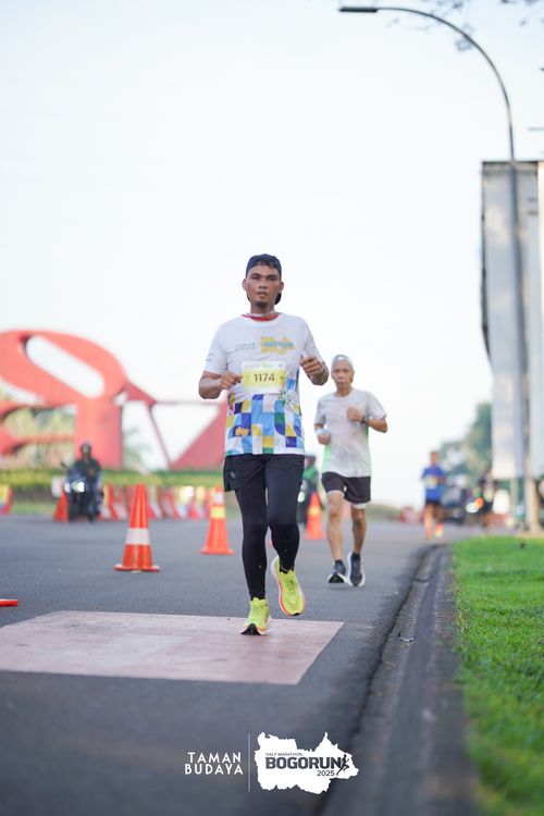 Race photo from Taman Budaya x BOGORUN 2025