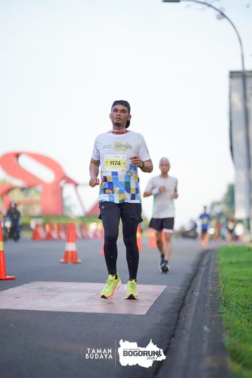 Race photo from Taman Budaya x BOGORUN 2025