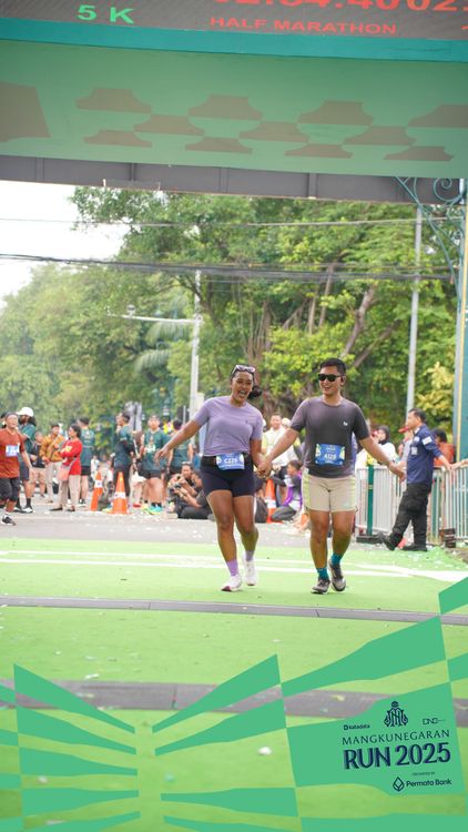 Race photo from Mangkunegaran Run 2025
