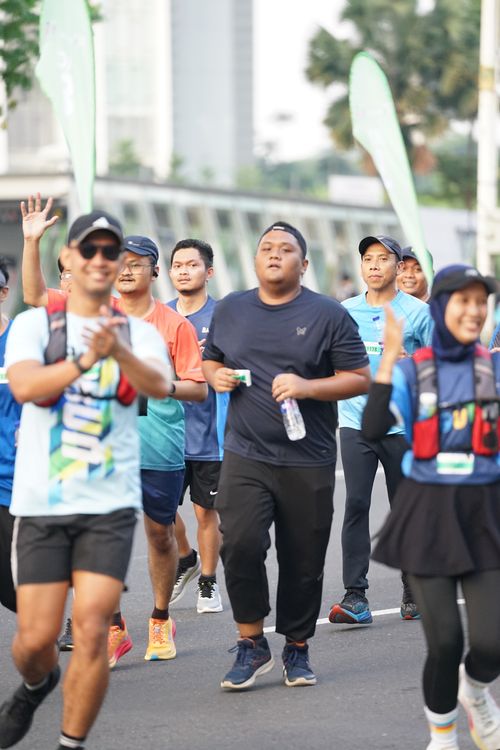 Race photo from Lari Bareng Yuk!