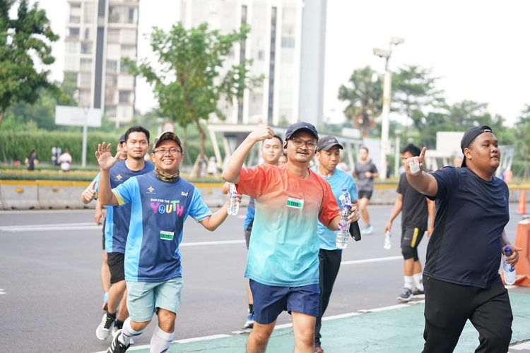 Race photo from Lari Bareng Yuk!