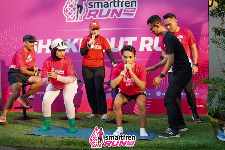Race photo from Shakeout Run - Smartfren Run