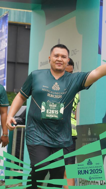 Race photo from Mangkunegaran Run 2025