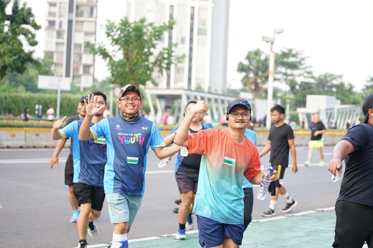 Race photo from Lari Bareng Yuk!