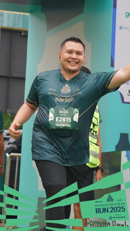 Race photo from Mangkunegaran Run 2025