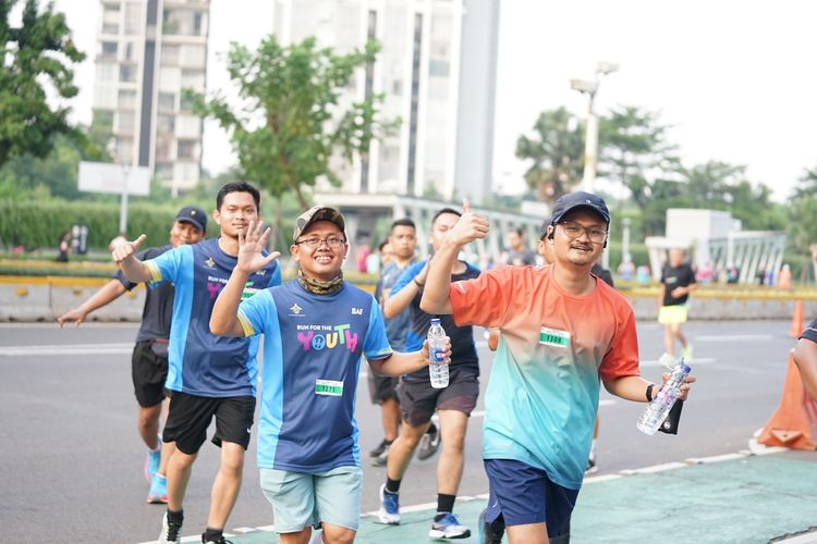 Race photo from Lari Bareng Yuk!