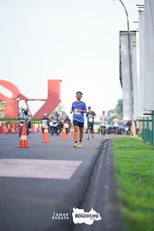 Race photo from Taman Budaya x BOGORUN 2025