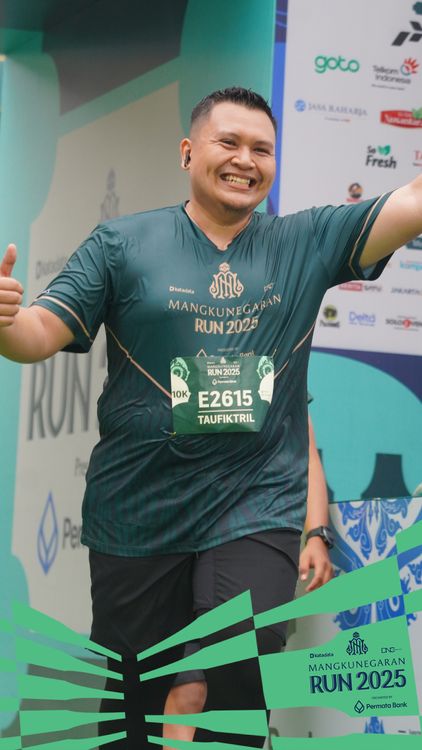 Race photo from Mangkunegaran Run 2025
