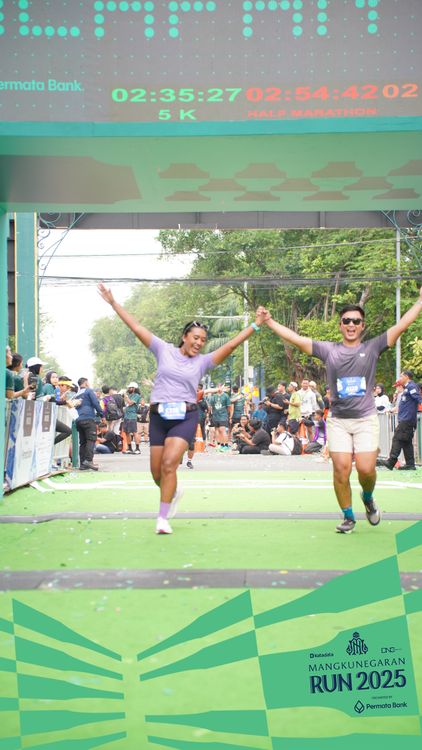 Race photo from Mangkunegaran Run 2025
