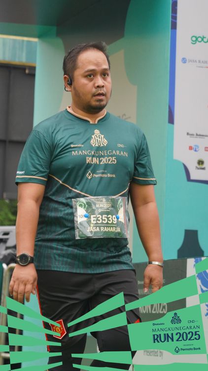 Race photo from Mangkunegaran Run 2025