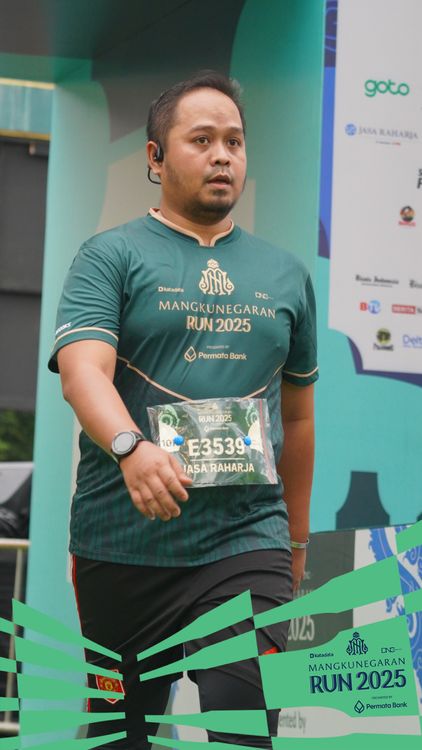 Race photo from Mangkunegaran Run 2025