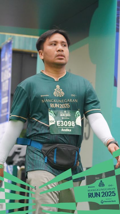 Race photo from Mangkunegaran Run 2025