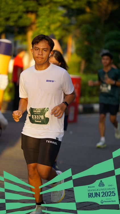 Race photo from Mangkunegaran Run 2025