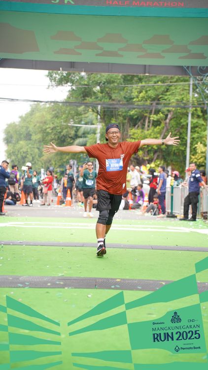 Race photo from Mangkunegaran Run 2025