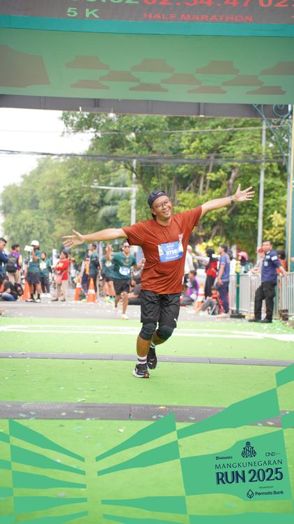 Race photo from Mangkunegaran Run 2025