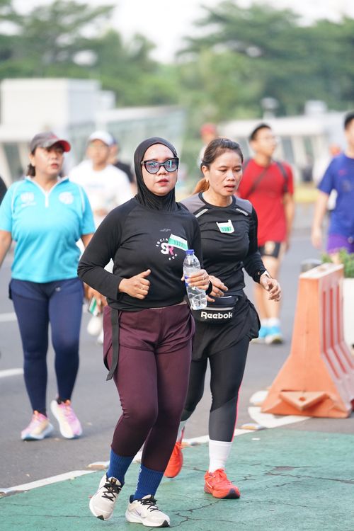 Race photo from Lari Bareng Yuk!