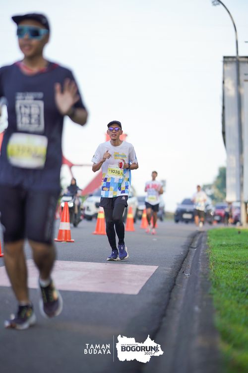Race photo from Taman Budaya x BOGORUN 2025