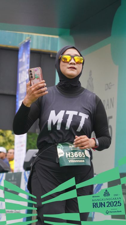 Race photo from Mangkunegaran Run 2025