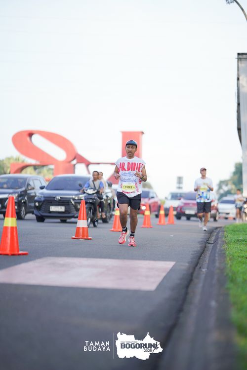 Race photo from Taman Budaya x BOGORUN 2025