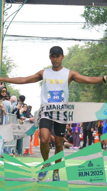 Race photo from Mangkunegaran Run 2025