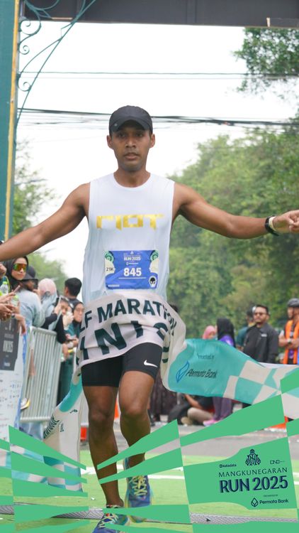Race photo from Mangkunegaran Run 2025