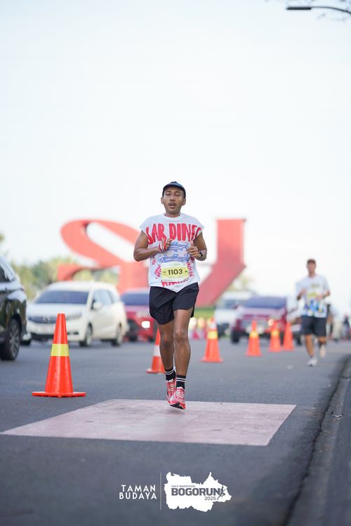 Race photo from Taman Budaya x BOGORUN 2025