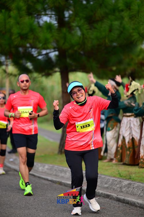Race photo from CISANGKAN KBP CITY RUN 2025