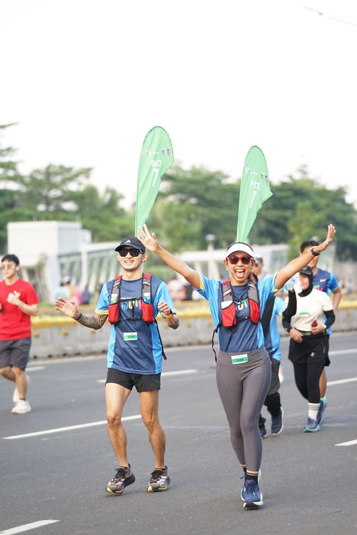 Race photo from Lari Bareng Yuk!