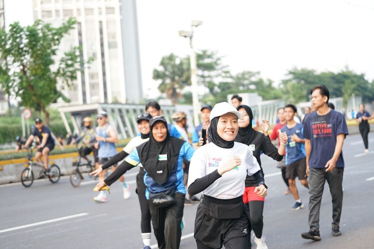 Race photo from Lari Bareng Yuk!
