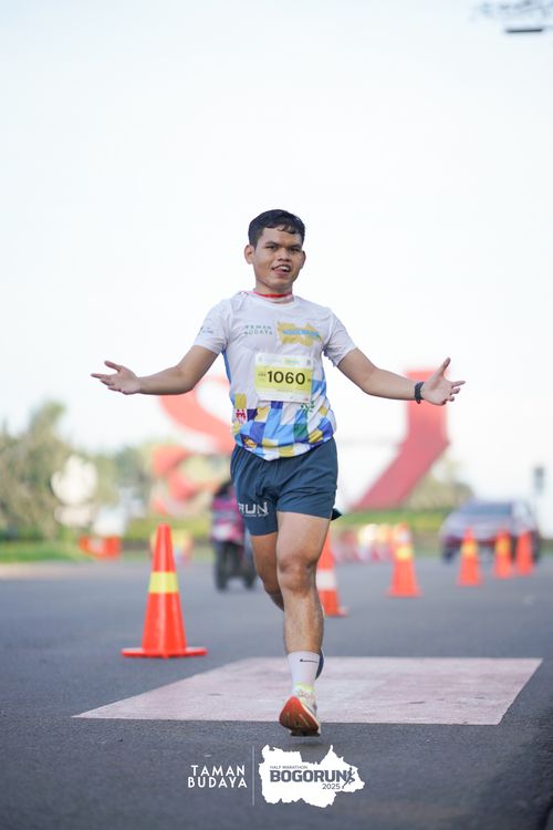 Race photo from Taman Budaya x BOGORUN 2025
